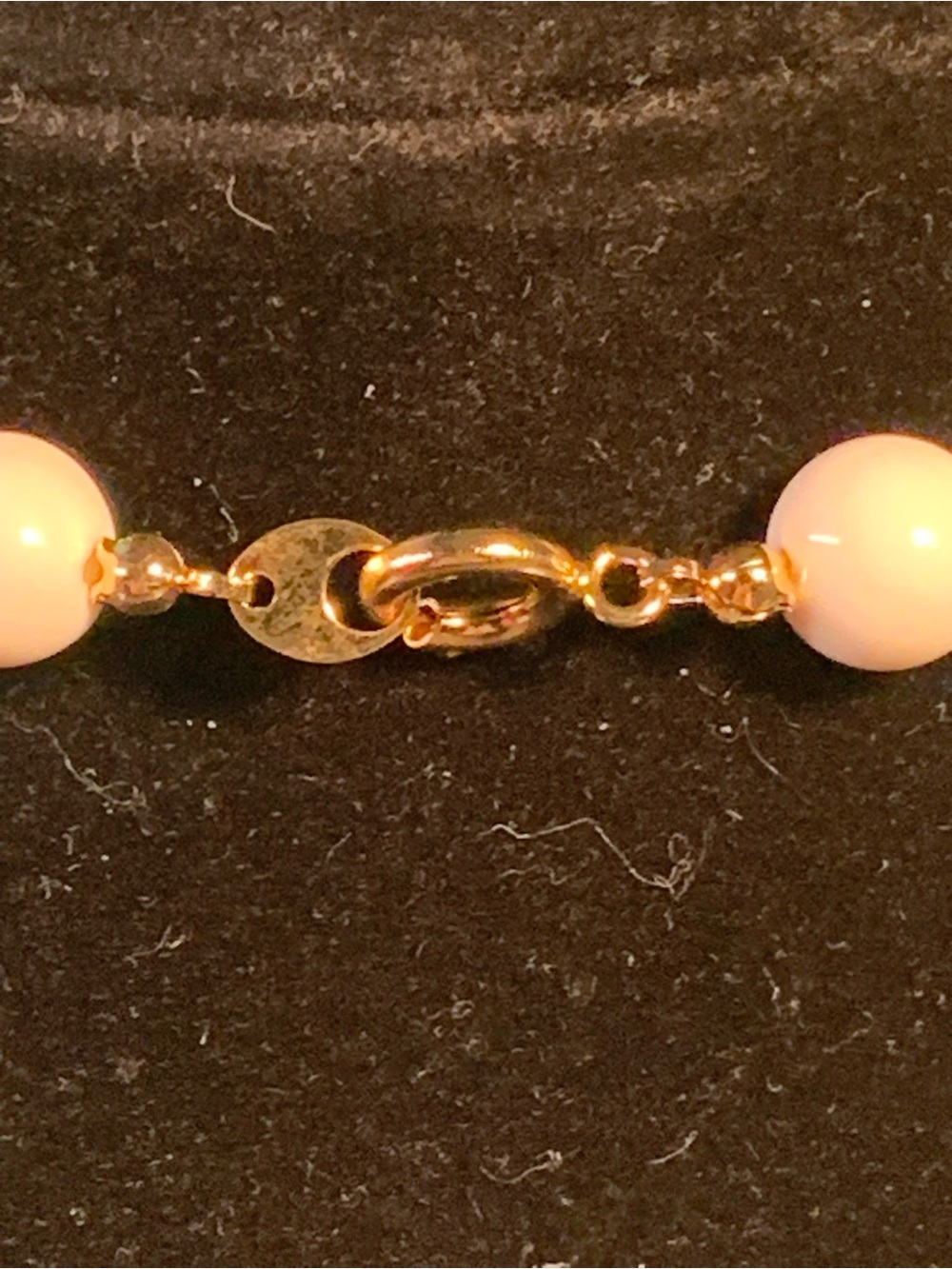 Vintage Floral Pink Bead Necklace - Picture 4 of 6